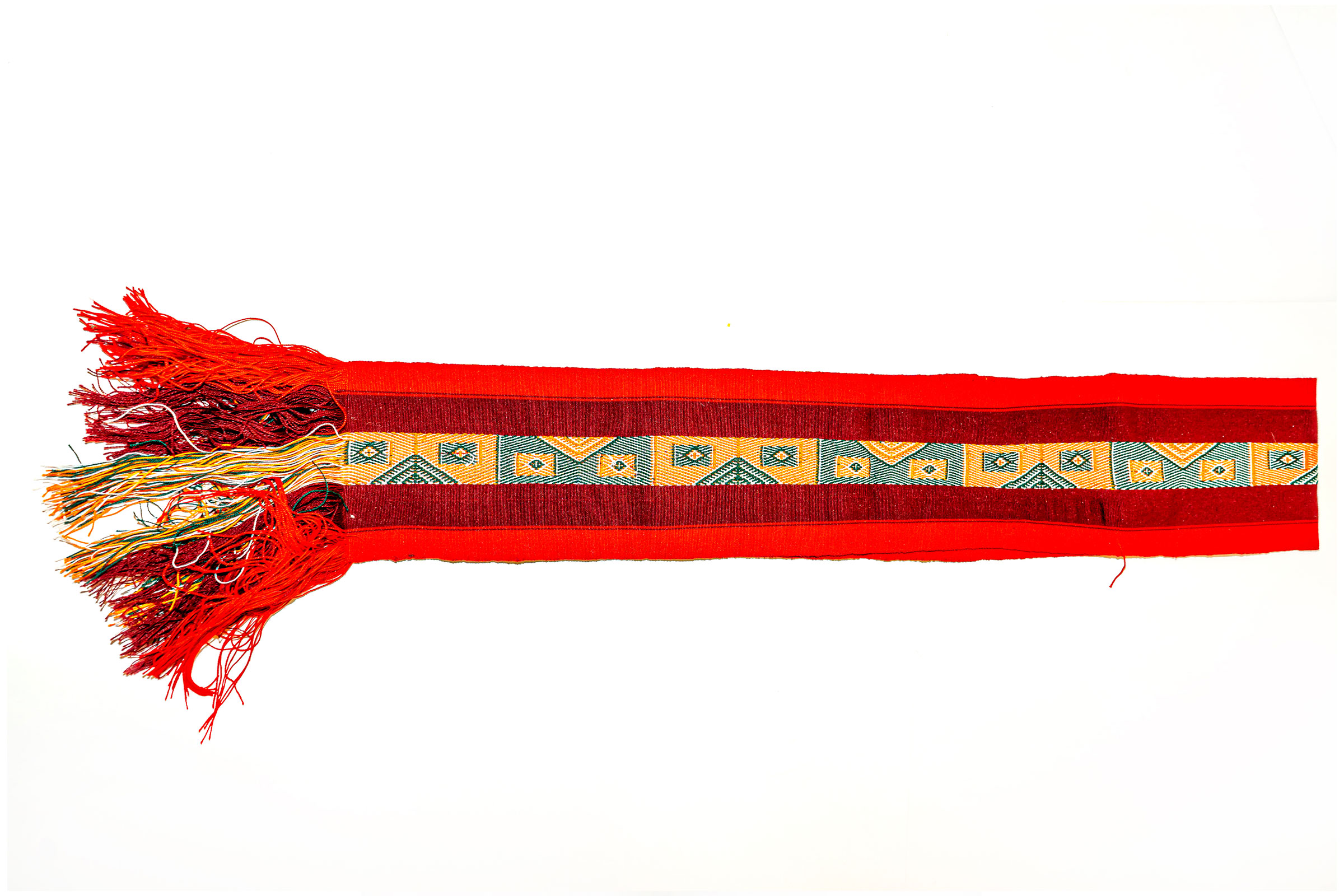 Alpaca Scarf in Andean Red (3)