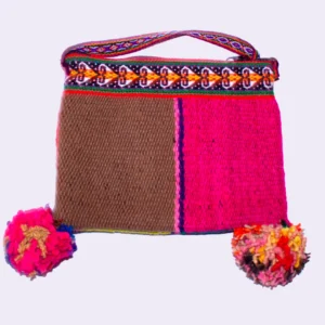 Alpaca Brown and pink Backpack