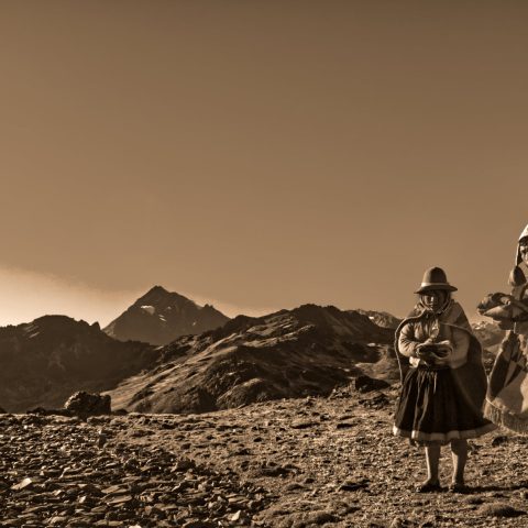 Adrian Quispe and his wife