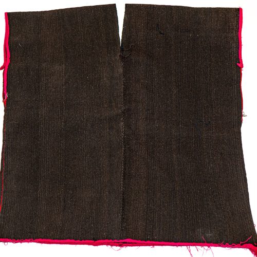 Ceremonial-Andean-poncho-in-black-and-red-alpaca-wool.